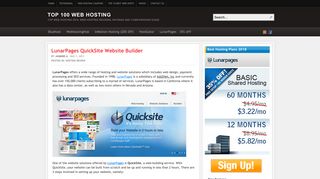 LunarPages QuickSite Website Builder - Web Hosting