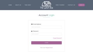 The Lunch box login