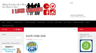 lunch mate club | I Love Savings | Coupons | Grocery | Health | Beauty ...