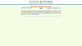 Lunch Works - Login for Newark Charter School