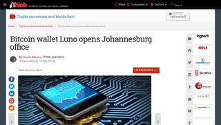 Bitcoin wallet Luno opens Johannesburg office | ITWeb
