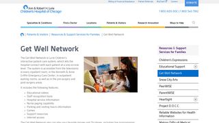 Get Well Network | Lurie Children's