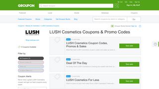 Lush Coupons, Promo Codes & Deals 2019 - Groupon