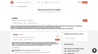 11 Alternatives to Lusha for Chrome Extensions | Product Hunt