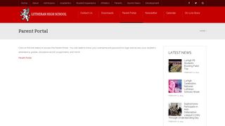 Parent Portal - Lutheran High School of Greater New Orleans