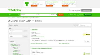 Council Jobs in Luton | Council Job Vacancies Luton - totaljobs