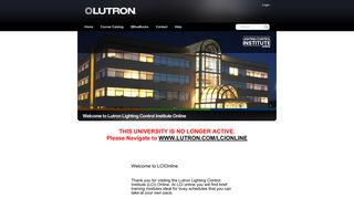Lutron Lighting Control Institute Online - BlueVolt