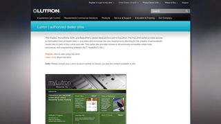 How can we help you today? - Lutron