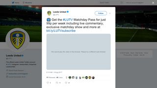 Leeds United on Twitter: 