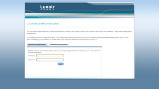 LuxairGroup Employees Login
