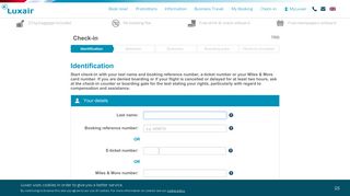 Online Check-In Quick and easy Check in now! - Luxair