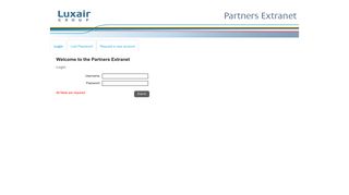 Partners Extranet - LuxairGroup Employees Login