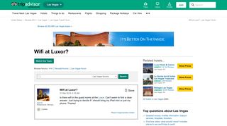 Wifi at Luxor? - Las Vegas Forum - TripAdvisor