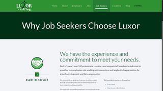 Job Seekers - Luxor Staffing