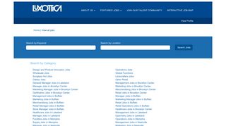 View all jobs - Luxottica Group Jobs