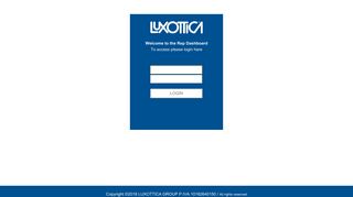 Luxottica Rep Dashboard