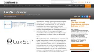 LuxSci SecureLine Review - Pros, Cons and Verdict - Business.com