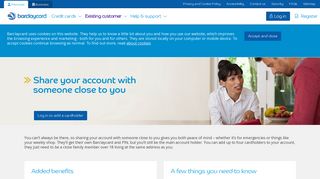 Add a cardholder | Barclaycard