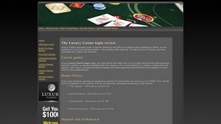 Luxury casino login — - Max casino
