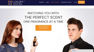 Luxury Scent Box | $15.00 Perfume Subscription for men and women