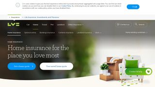 Home Insurance Quotes | Buy Online to Save 25% | LV=
