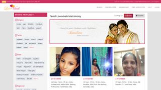 Tamil Lovevivah Matrimony, Matrimonial Site for Tamil Brides & Grooms