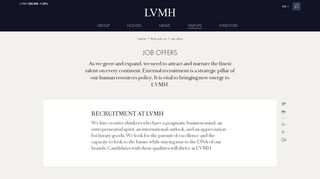 Job offers - Recruitment, career opportunities - LVMH group