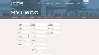 LWCC - New Login Request