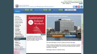 Department of Labor and Workforce Development ... - NJ.gov