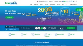 Best 4G SIM only deals for cheap international calls | Lycamobile UK
