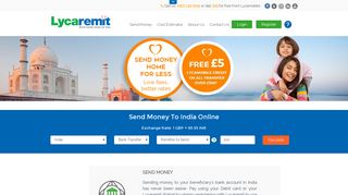 Send Money to India Online from UK | Lycaremit