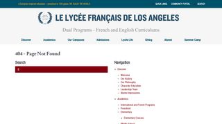 PowerSchool - Le Lycée Français de Los Angeles