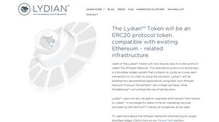 The Token | Lydian™ - Lydian.io