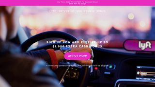 LYFT DRIVER $1,000 SIGNUP BONUS