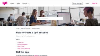 How to create a Lyft account – Lyft Help