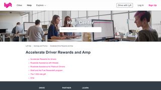 Accelerate Driver Rewards and Amp – Lyft Help