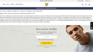 Your order has been passed to our dedicated ... - Lyle & Scott