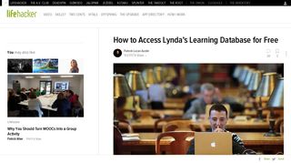 How to Access Lynda's Learning Database for Free - Lifehacker