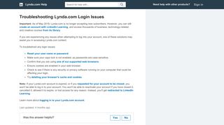 Troubleshooting Lynda.com Login Issues | Lynda.com Help - LinkedIn