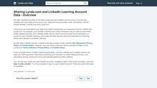 Sharing Lynda.com and LinkedIn Learning Account Data - Overview ...