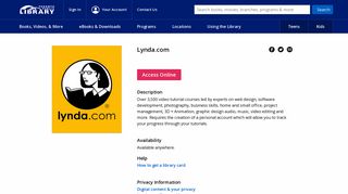 Lynda.com : Toronto Public Library