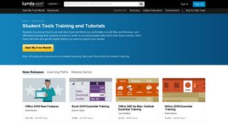 Student Tools - Online Courses, Classes, Training, Tutorials on Lynda