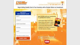Become a New Member - Lynnway Auto Auction