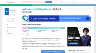 Access webmail.lyondellbasell.com. Outlook Web App