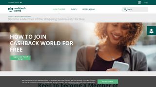 Cashback World | Become a Member of the Shopping Community for ...