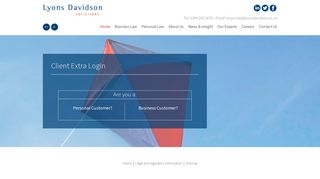Client Extra Login - Lyons Davidson