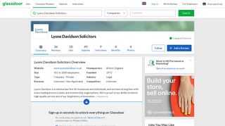 Working at Lyons Davidson Solicitors | Glassdoor.co.uk