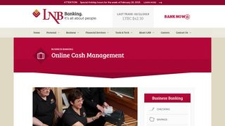 Online Cash Management | Lyons National Bank