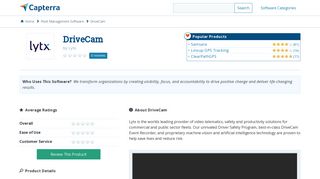 DriveCam Reviews and Pricing - 2019 - Capterra