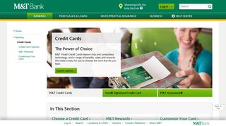 Credit Cards - Personal Banking | M&T Bank
